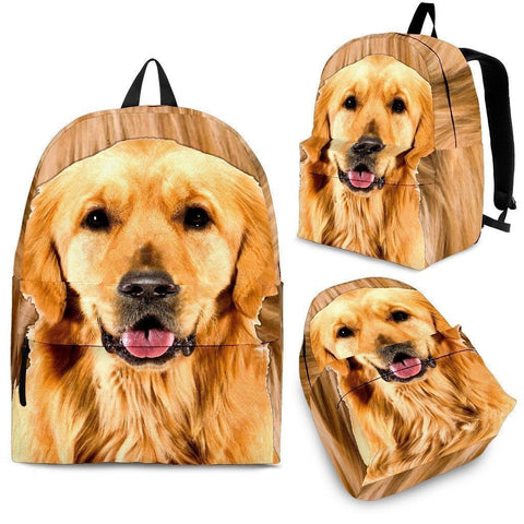 Golden Retriever Print BackPack - Express Shipping-Paww-Printz-Merchandise