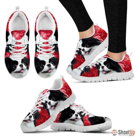Japanese Chin Pink-Running Shoes For Women-Free Shipping-Paww-Printz-Merchandise