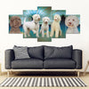 Lagotto Romagnolo Dog Print-5 Piece Framed Canvas- Free Shipping-Paww-Printz-Merchandise