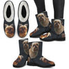 Brussels Griffon (Griffon Bruxellois) Print Faux Fur Boots For Women-Free Shipping-Paww-Printz-Merchandise
