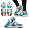 Simmental (Swiss Fleckvieh) Cattle Cow Christmas Running Shoes For Women- Free Shipping-Paww-Printz-Merchandise