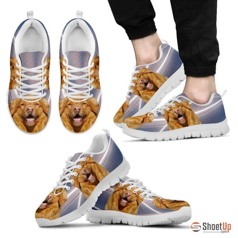 Customized Dog Print (White/Black) Running Shoes For Men - Free Shipping Limited Edition-Paww-Printz-Merchandise