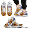 Customized Dog Print (White/Black) Running Shoes For Men - Free Shipping Limited Edition-Paww-Printz-Merchandise