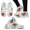 Beagle Blue White Print Sneakers For Women-Free Shipping-Paww-Printz-Merchandise