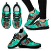 Paws Print Chihuahua (Black/White) Running Shoes For Women-Express Delivery-Paww-Printz-Merchandise