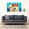 Akita Dog Print 5 Piece Framed Canvas- Free Shipping-Paww-Printz-Merchandise