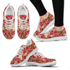 Cocker Spaniel Dog In Red Boxes Print Running Shoes For Women-Free Shipping-Paww-Printz-Merchandise