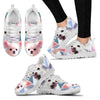 Cute White Chihuahua Print Running Shoes For Women- Free Shipping-Paww-Printz-Merchandise