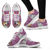 Bulldog Print Christmas Running Shoes For Women-Free Shipping-Paww-Printz-Merchandise