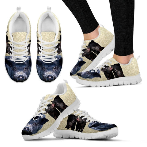 Black Pig Running Shoes For Women-Free Shipping-Paww-Printz-Merchandise