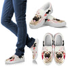 Valentine's Day Special Pug Dog Print Slip Ons For Women- Free Shipping-Paww-Printz-Merchandise