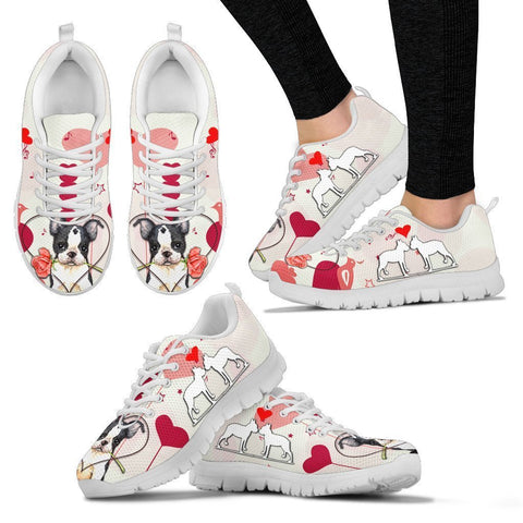 Valentine's Day Special Boston Terrier Print Running Shoes For Women- Free Shipping-Paww-Printz-Merchandise