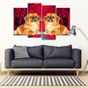 Pekingese Dog Print 5 Piece Framed Canvas- Free Shipping-Paww-Printz-Merchandise