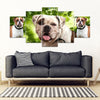 American Bulldog Print- Piece Framed Canvas- Free Shipping-Paww-Printz-Merchandise