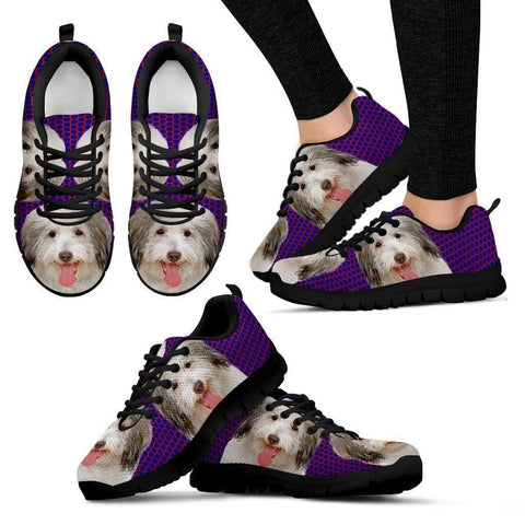 Coton De Tulear Dog (White/Black) Running Shoes For Women-Free Shipping-Paww-Printz-Merchandise