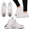 Thai Ridgeback Dog Print (White/Black) Running Shoes For Women-Express Shipping-Paww-Printz-Merchandise