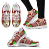 Akita Dog Print Christmas Running Shoes For Women-Free Shipping-Paww-Printz-Merchandise
