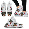 Valentine's Day Special-Rottweiler Print Running Shoes For Women-Free Shipping-Paww-Printz-Merchandise