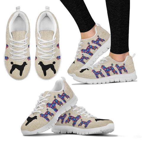 Poodle Art Print Running Shoes For Women-Free Shipping-Paww-Printz-Merchandise