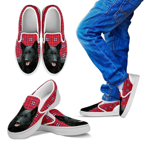 Mudi Dog Print Slip Ons Kids-Express Shipping-Paww-Printz-Merchandise