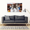 English Springer Spaniel Print-5 Piece Framed Canvas- Free Shipping-Paww-Printz-Merchandise