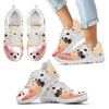 White Chihuahua Print Running Shoes For Kids- Free Shipping-Paww-Printz-Merchandise
