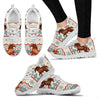 Barb Horse Christmas Running Shoes For Women- Free Shipping-Paww-Printz-Merchandise