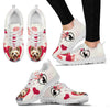 Valentine's Day Special Yorkshire Terrier Dog Print Running Shoes For Women- Free Shipping-Paww-Printz-Merchandise