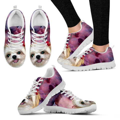 Shih Tzu Cute Puppy Running Shoe Women- Free Shipping-Paww-Printz-Merchandise