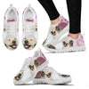 Labrador Retriever Pink White Print Running Shoes For Women-Free Shipping-Paww-Printz-Merchandise