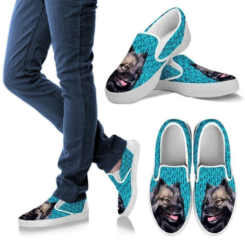 Keeshond Dog Slip Ons For Women-Free Shipping-Paww-Printz-Merchandise