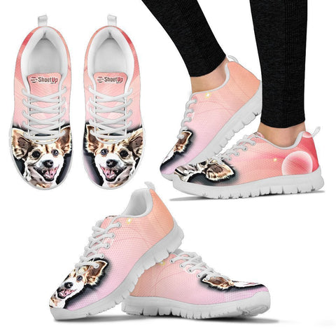 Customized Dog Shoes-Cartoon Running Shoes For Women-Designed By Sandy Hunter-Express Shipping-Paww-Printz-Merchandise