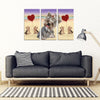 Yorkshire Terrier (Yorkie) Print-5 Piece Framed Canvas- Free Shipping-Paww-Printz-Merchandise
