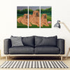 Shar Pei Dog Print-5 Piece Framed Canvas- Free Shipping-Paww-Printz-Merchandise