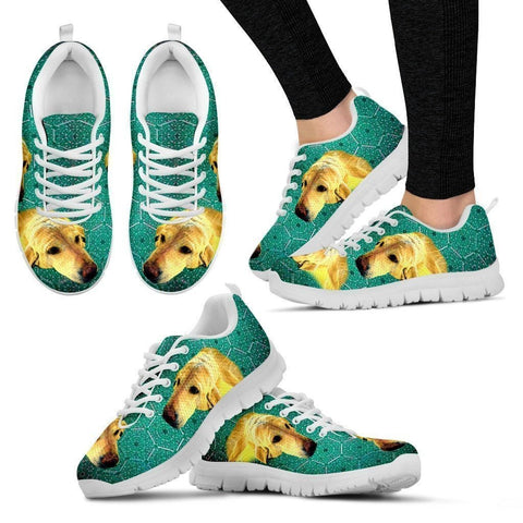 Customized Dog Print Running Shoes For Women-Express Shipping-Designed By Eleonore Lawson-Paww-Printz-Merchandise