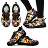 Multiple Labrador Retriever Print (Black/White) Running Shoes For Women-Express Shipping-Paww-Printz-Merchandise