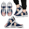 Cute Yorkshire Terrier blue Print Running Shoes For Men-Free Shipping-Paww-Printz-Merchandise