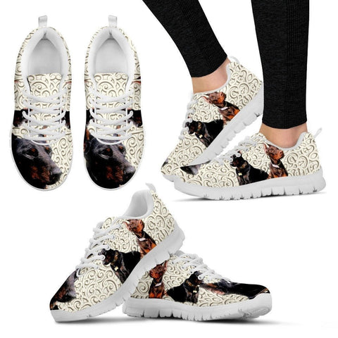 Doberman Pinscher-Dog Running Shoes For Women-Free Shipping-Paww-Printz-Merchandise