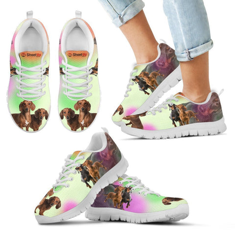 Dachshund Blur Print Running Shoes For Kids-Free Shipping-Paww-Printz-Merchandise
