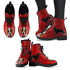 Valentine's Day Special-Cavalier King Charles Spaniel On Red Print Boots For Women-Free Shipping-Paww-Printz-Merchandise