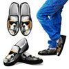 Beagle With Glasses Print Slip Ons For Kids(Black)- Limited Edition- Express Shipping-Paww-Printz-Merchandise