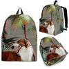Borzoi Dog Print Backpack-Express Shipping-Paww-Printz-Merchandise