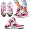 Cute Pug Print Running Shoes For Kids- Free Shipping-Paww-Printz-Merchandise