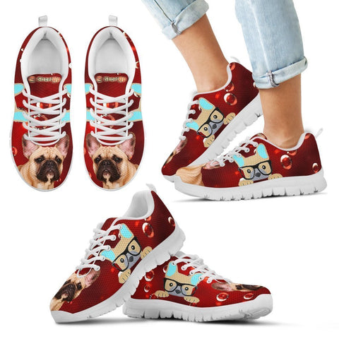 French Bulldog Print-Kid's Running Shoes-Free Shipping-Paww-Printz-Merchandise
