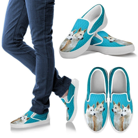 Canaan Dog Print Slip Ons For Women-Express Shipping-Paww-Printz-Merchandise