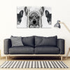 French Bulldog Print 5 Piece Framed Canvas- Free Shipping-Paww-Printz-Merchandise