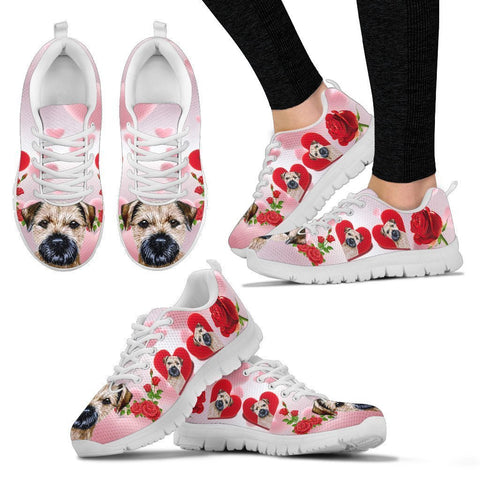 Valentine's Day Special-Border Terrier Print Running Shoes For Women-Free Shipping-Paww-Printz-Merchandise