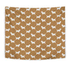 Petit Basset Griffon Vendeen Dog Pattern Print Tapestry