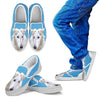 Borzoi Dog Print Slip Ons For Kids-Express Shipping-Paww-Printz-Merchandise