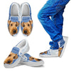 Airedale Terrier Print Slip Ons For Kids- Express Shipping-Paww-Printz-Merchandise